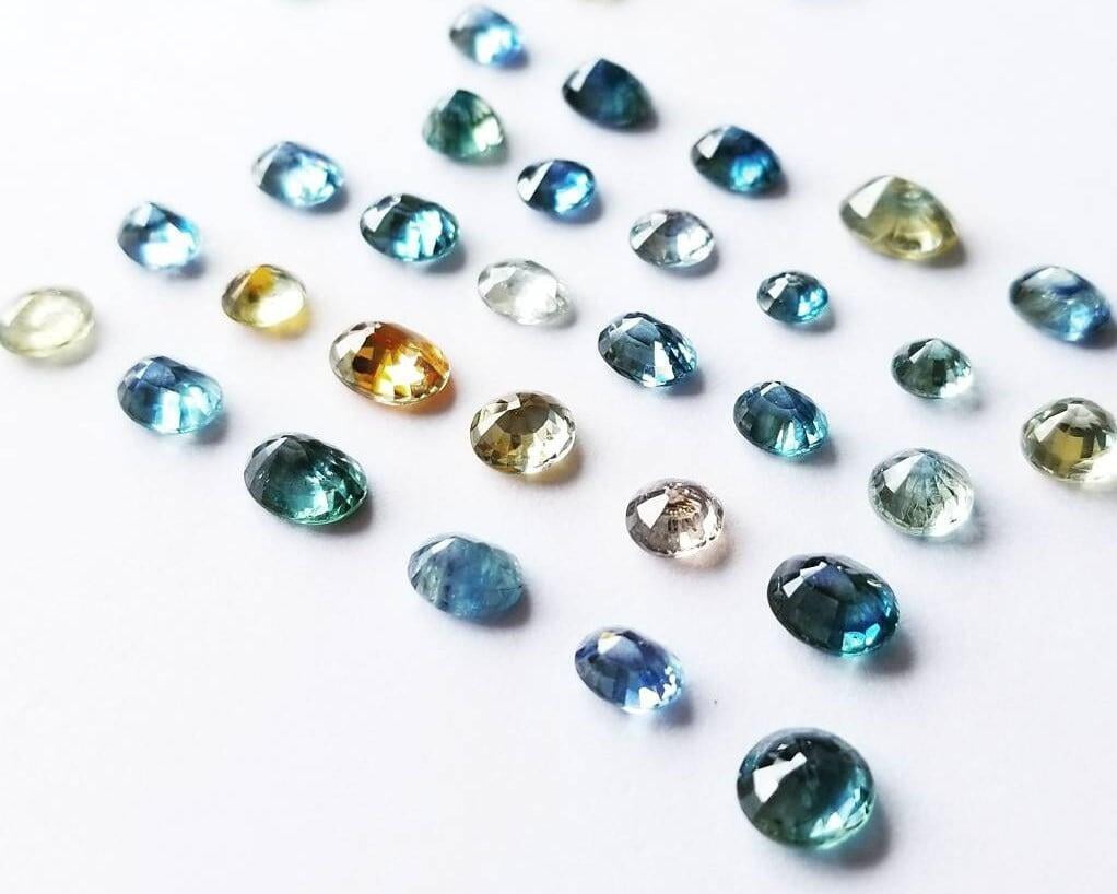 natural sapphires