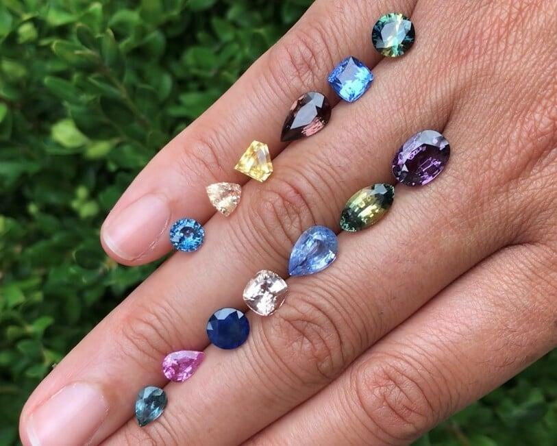 world of coloured sapphires