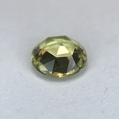0.49ct Round Rose Cut Sapphire