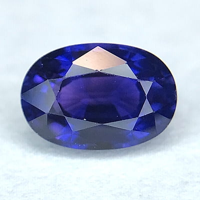 0.73ct Oval Mixed Cut Sapphire
