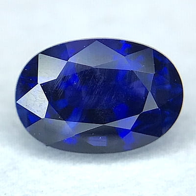 0.74ct Oval Mixed Cut Sapphire