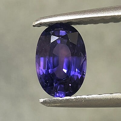 0.69ct Oval Mixed Cut Sapphire