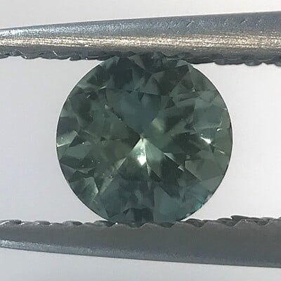 0.54ct Round Brilliant Cut Sapphire 0.54ct Round Brilliant Cut Sapphire