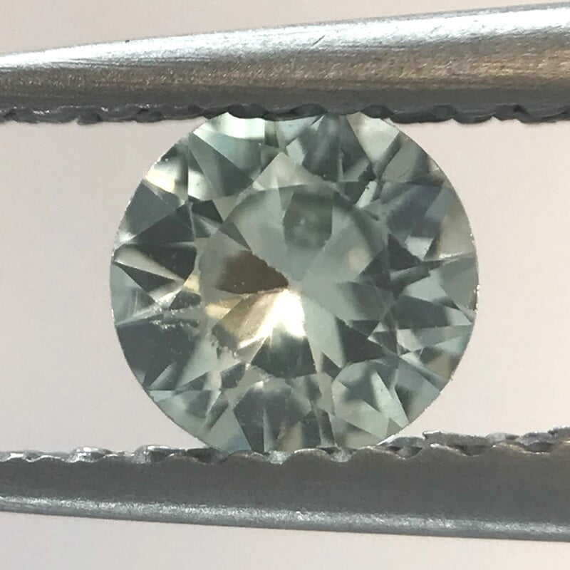 0.52ct Round Brilliant Cut Sapphire 0.52ct Round Brilliant Cut Sapphire