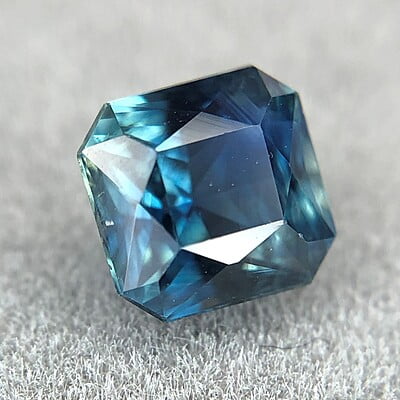 1.07ct Radiant Brilliant Cut Sapphire
