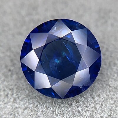 0.85ct Round Mixed Cut Sapphire