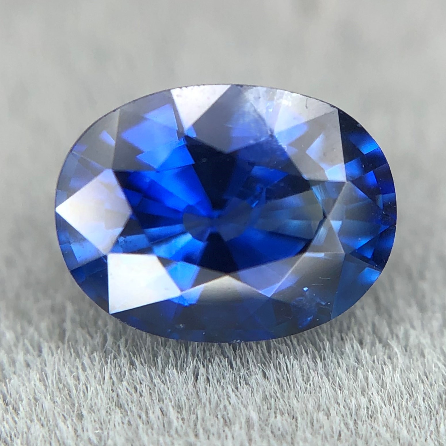1.18ct Oval Mixed Cut Sapphire