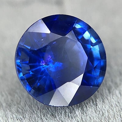 1.45ct Round Mixed Cut Sapphire