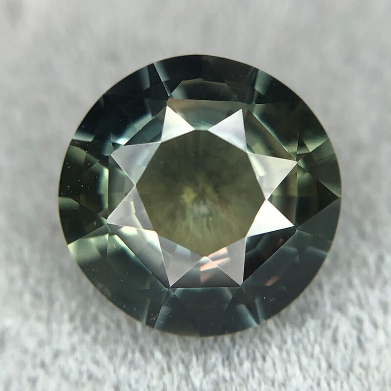 2.11ct Round Mixed Cut Sapphire