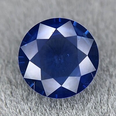 0.86ct Round Mixed Cut Sapphire