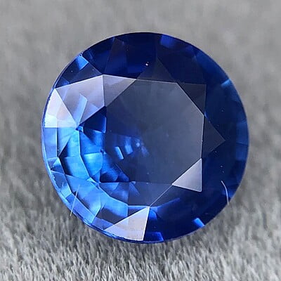 0.86ct Round Mixed Cut Sapphire