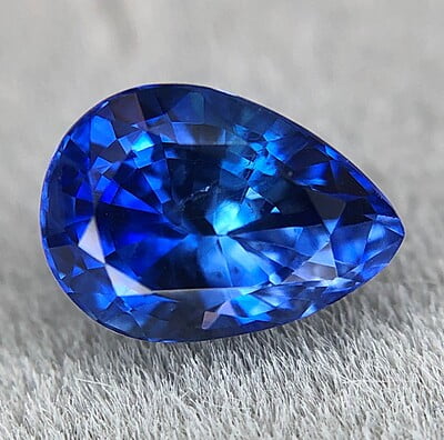 0.96ct Pear Mixed Cut Sapphire