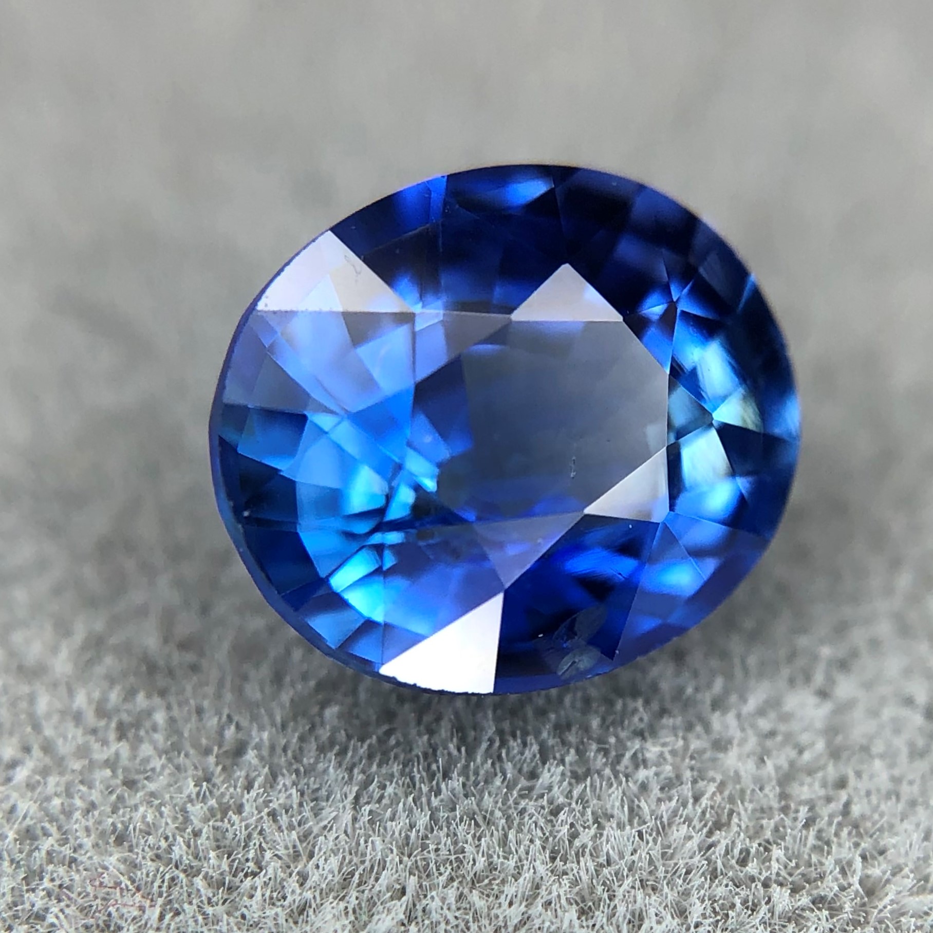 1.14ct Oval Mixed Cut Sapphire