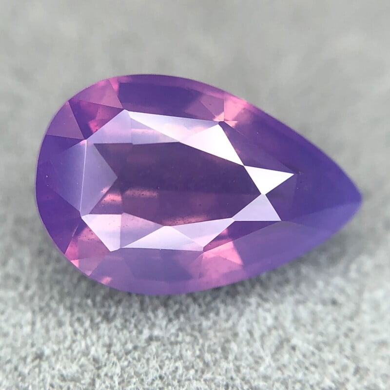 2.06ct Pear Mixed Cut Sapphire