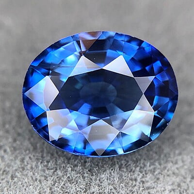 1.20ct Oval Mixed Cut Sapphire