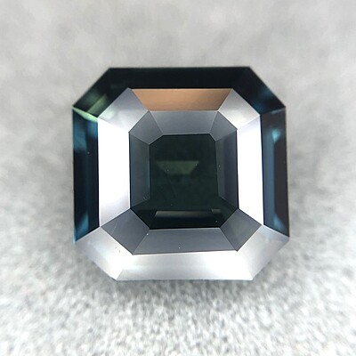 3.57ct Octagon Step Cut Sapphire