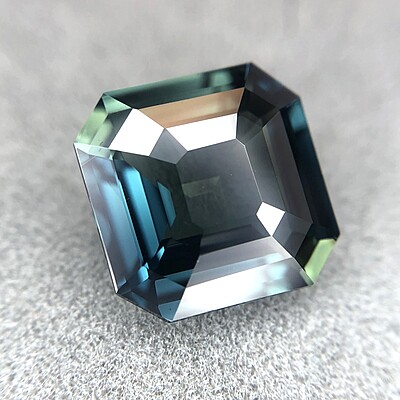 3.57ct Octagon Step Cut Sapphire