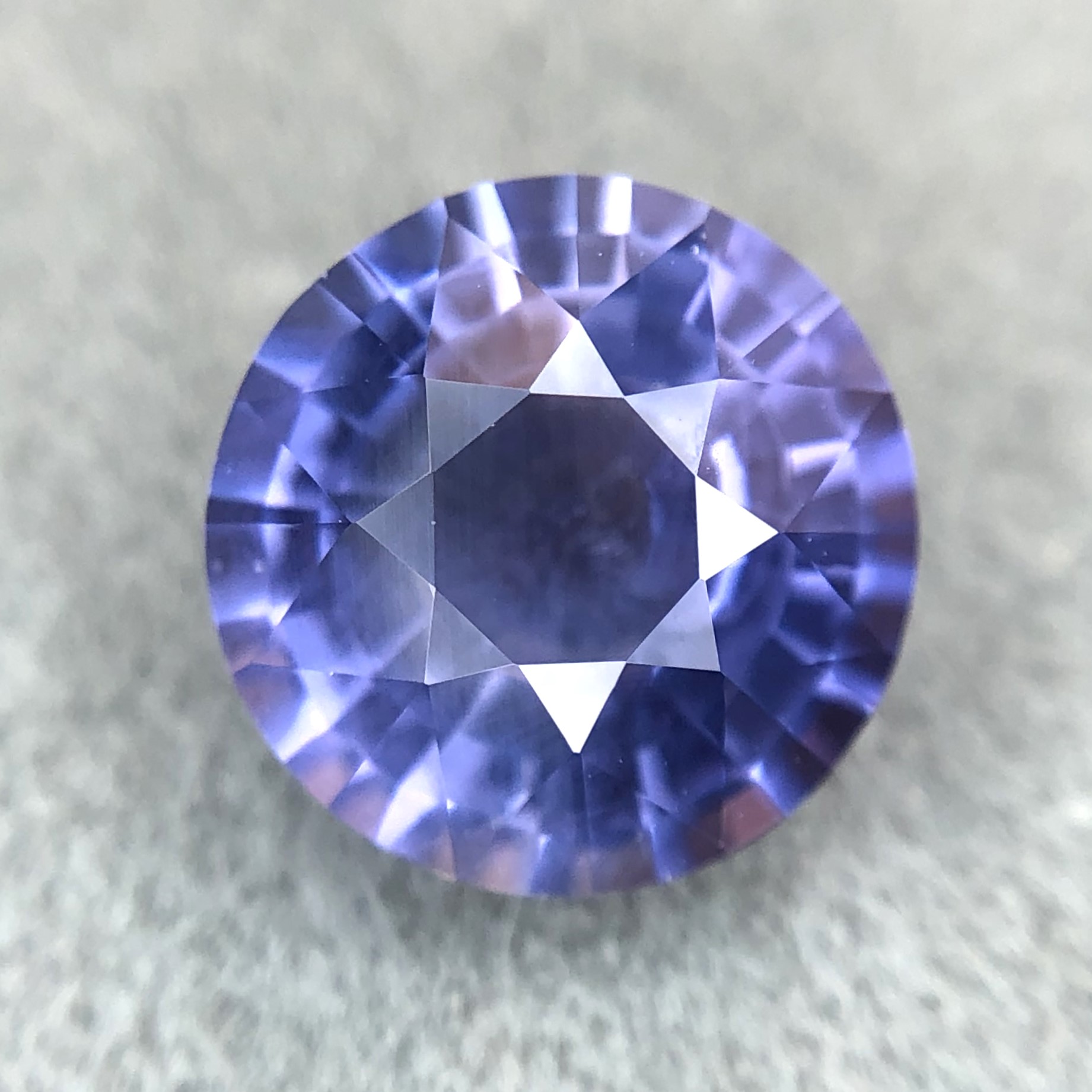 1.70ct Round Mixed Cut Sapphire