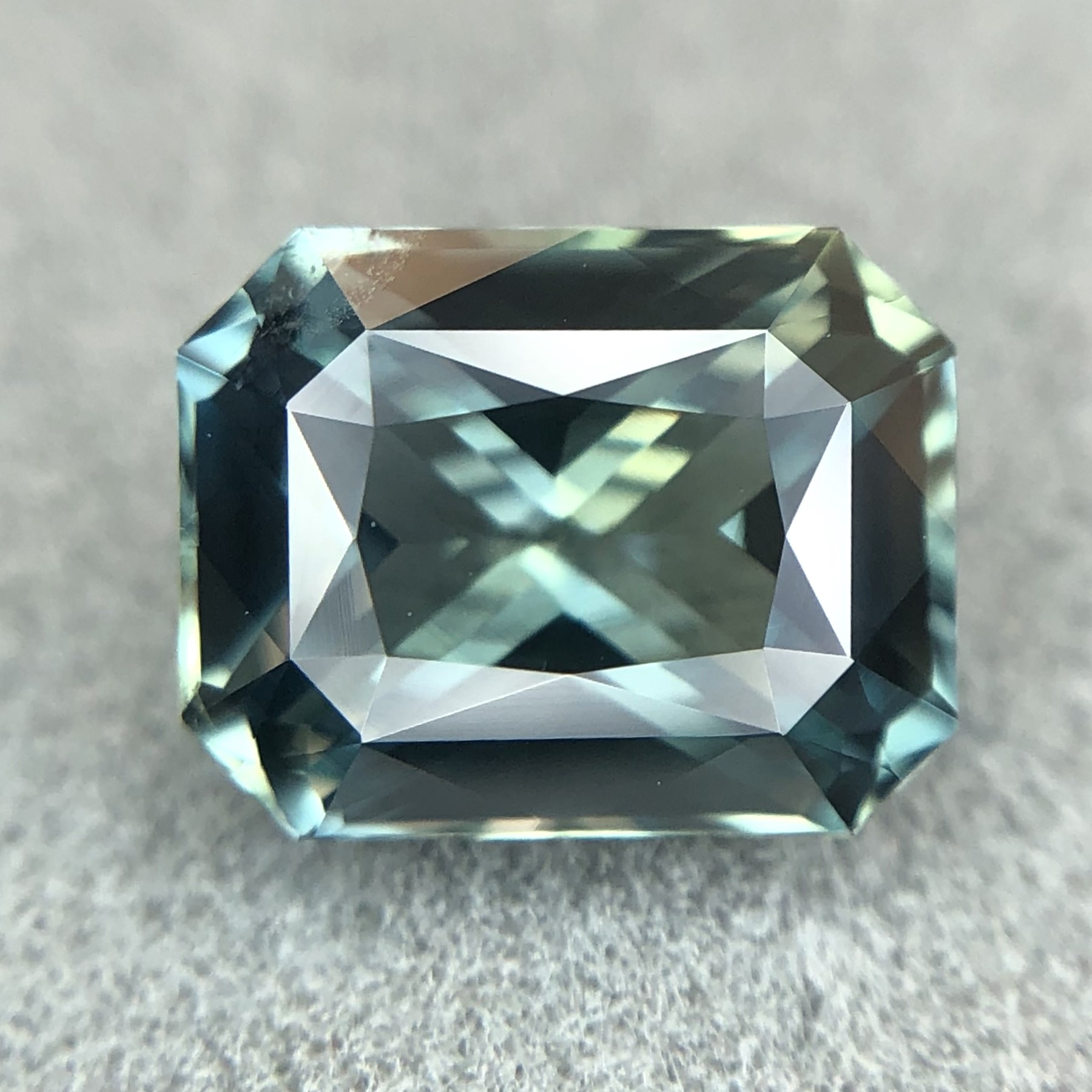 1.63ct Radiant Brilliant Cut Sapphire