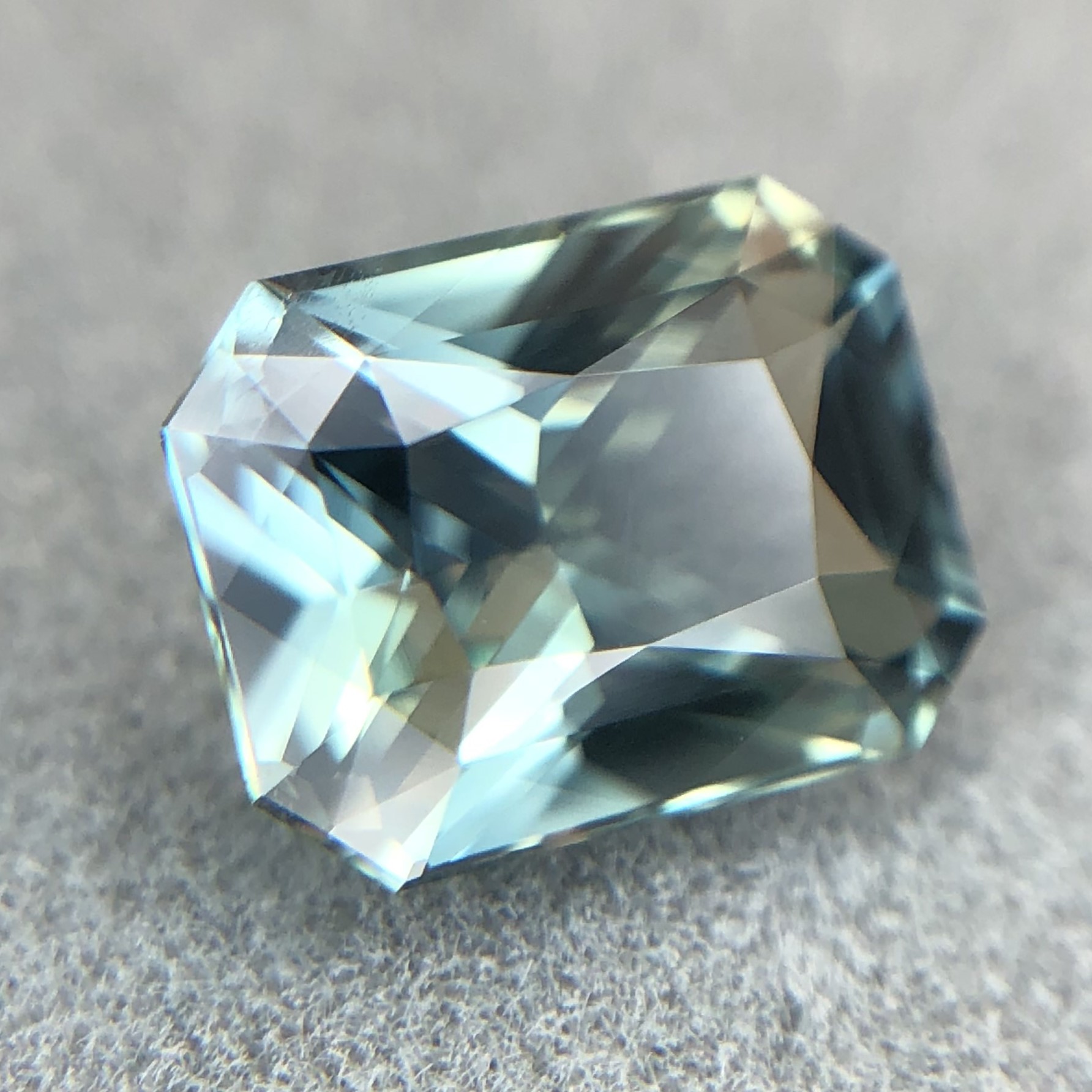 1.63ct Radiant Brilliant Cut Sapphire
