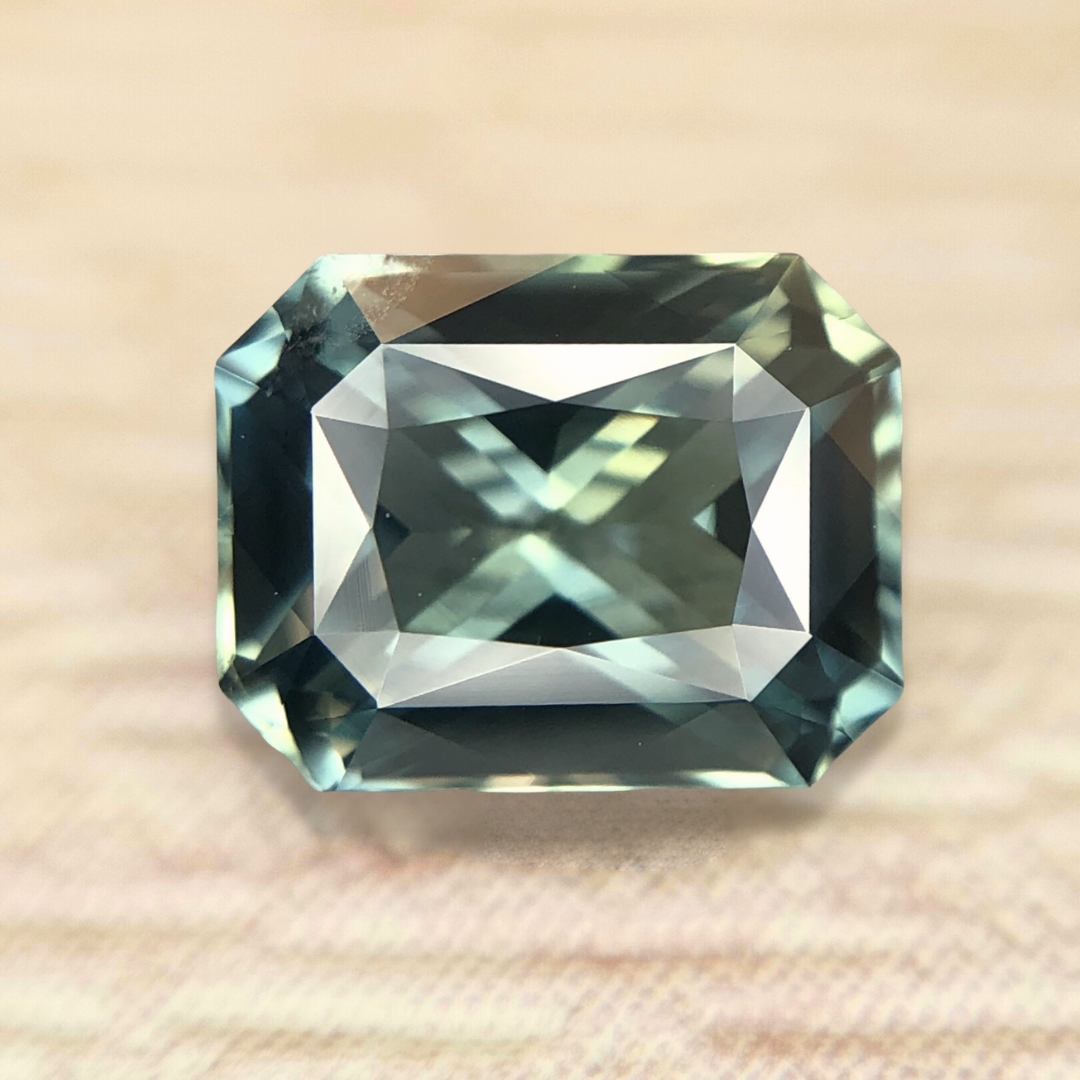 1.63ct Radiant Brilliant Cut Sapphire
