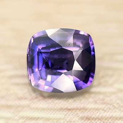 1.10ct Cushion Mixed Cut Sapphire