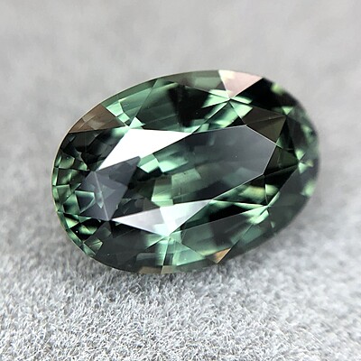 2.07ct Oval Mixed Cut Sapphire