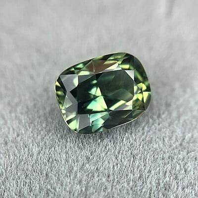 1.06ct Cushion Mixed Cut Sapphire