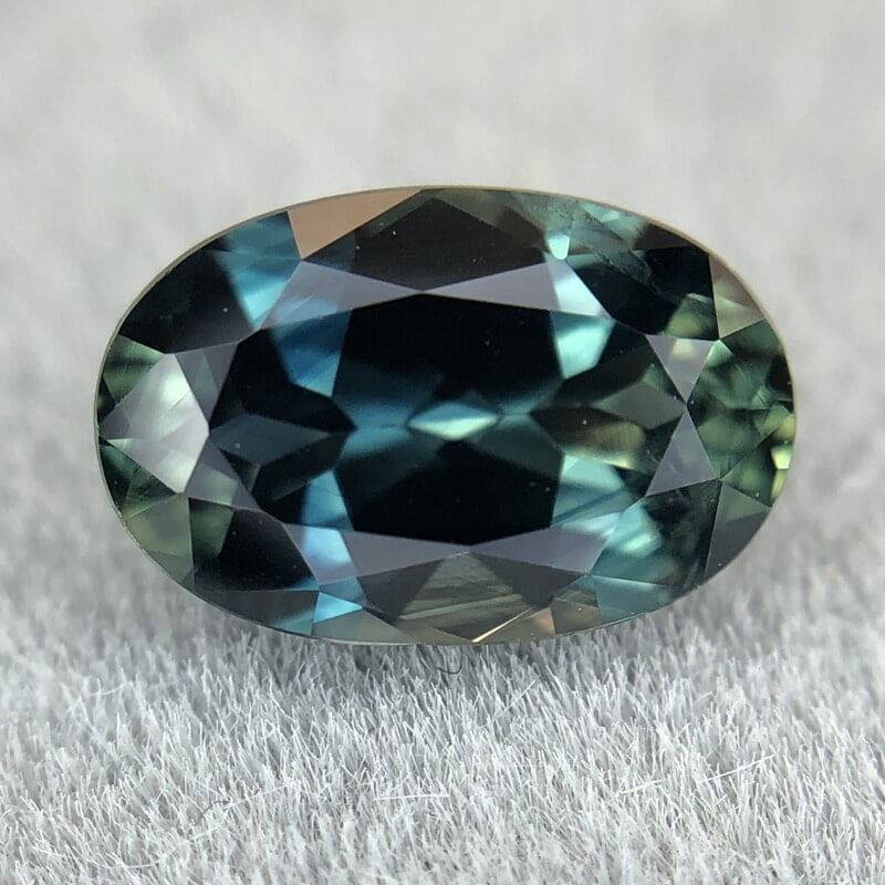 1.24ct Oval Mixed Cut Sapphire 1.24ct Oval Mixed Cut Sapphire