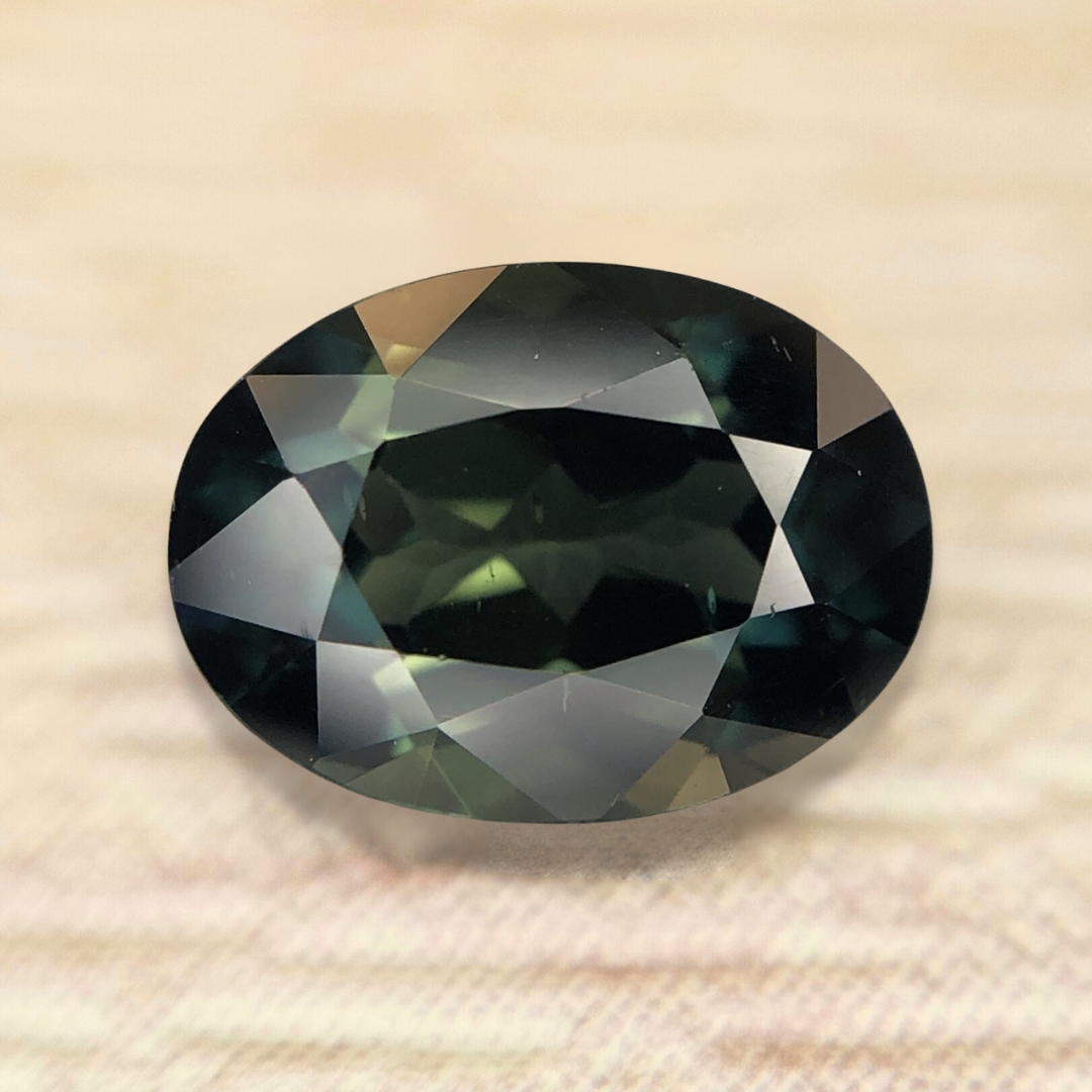 1.59ct Oval Mixed Cut Sapphire
