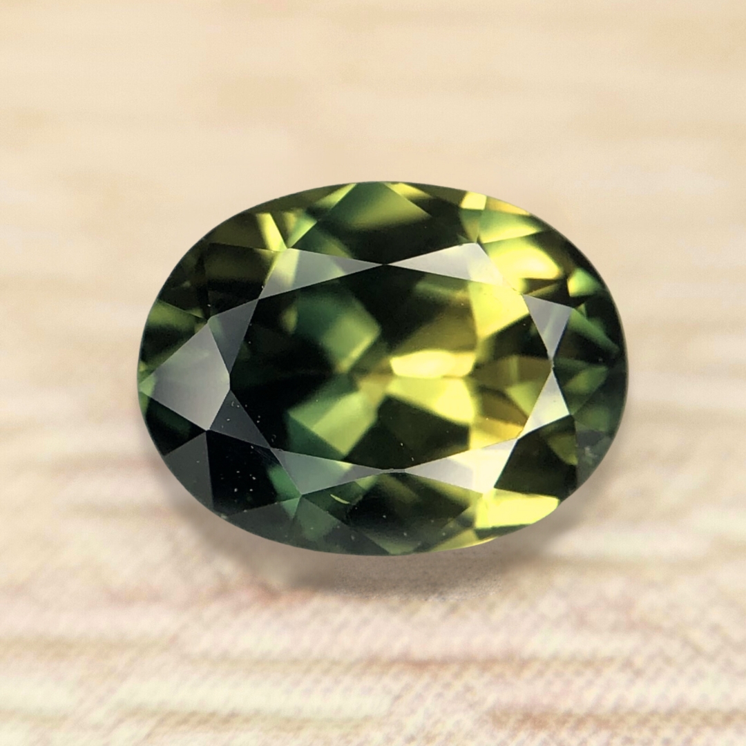 1.11ct Oval Mixed Cut Sapphire