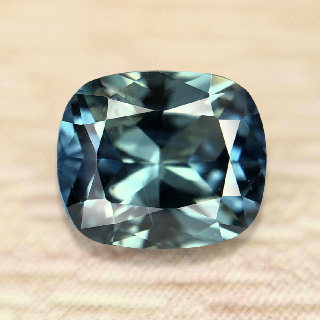 1.19ct Cushion Mixed Cut Sapphire