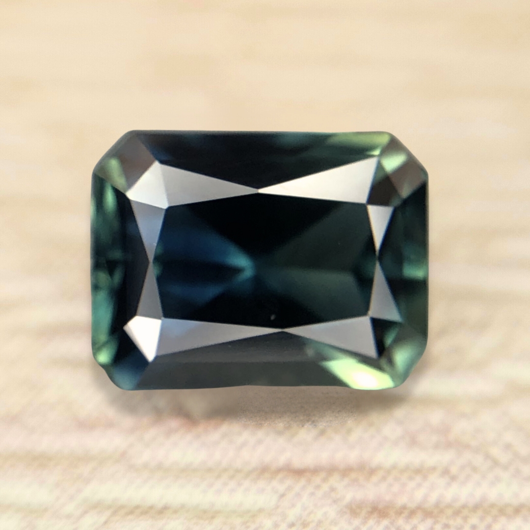 0.99ct Radiant Brilliant Cut Sapphire