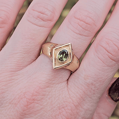 'Geometric Signet' Ring 'Geometric Signet' Ring