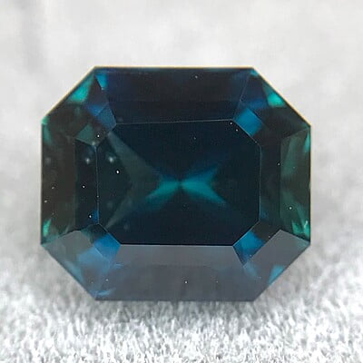 1.51ct Octagon Step Cut Sapphire