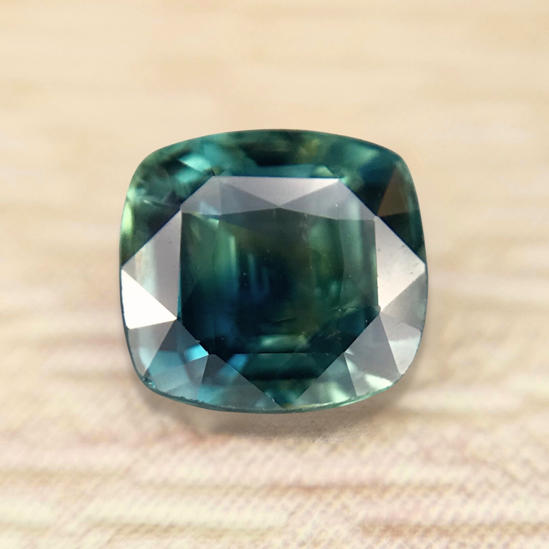 1.07ct Cushion Mixed Cut Sapphire