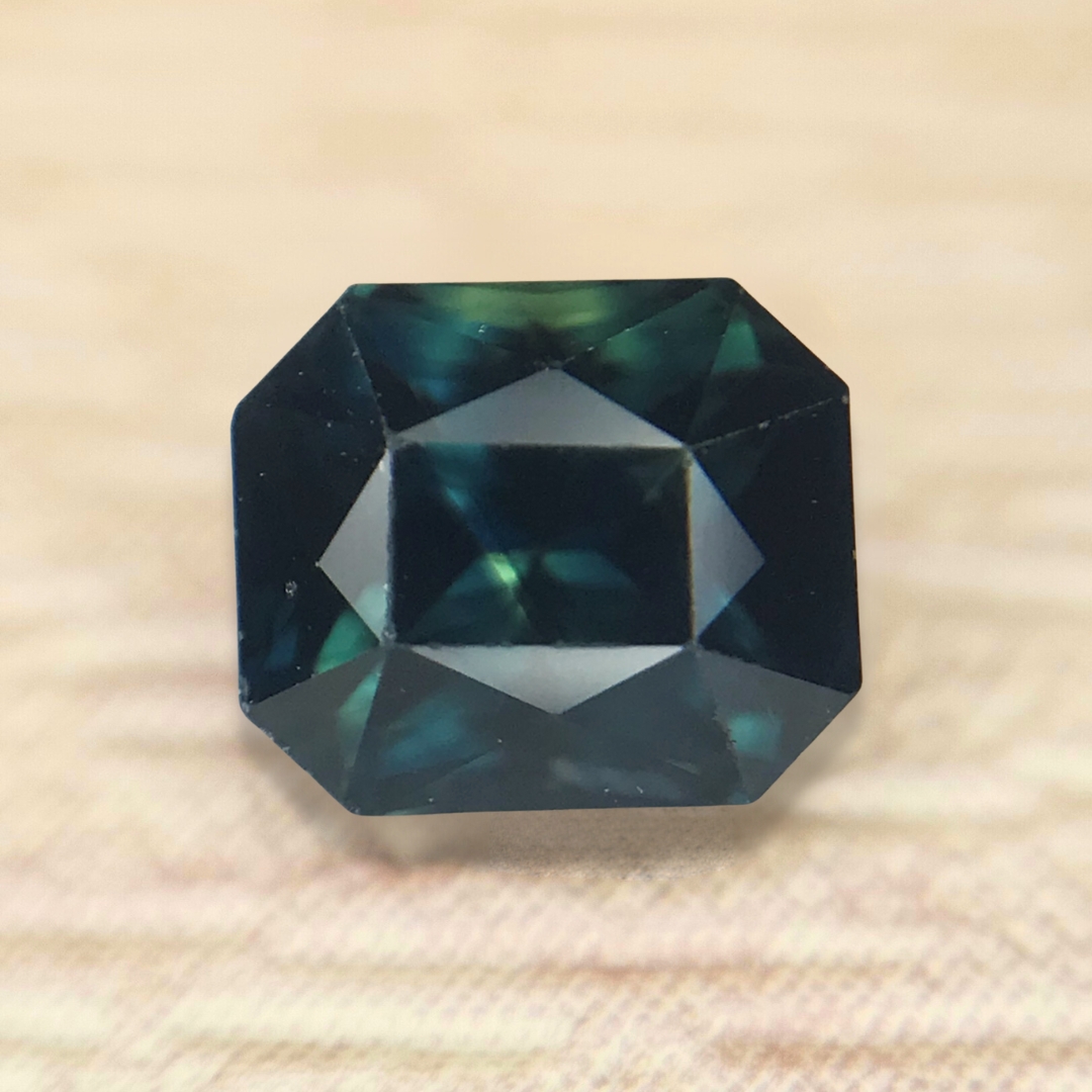 1.11ct Radiant Brilliant Cut Sapphire