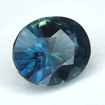 0.80ct Oval Mixed Cut Sapphire