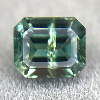 1.03ct Octagon Step Cut Sapphire