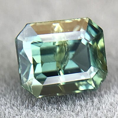 1.03ct Octagon Step Cut Sapphire