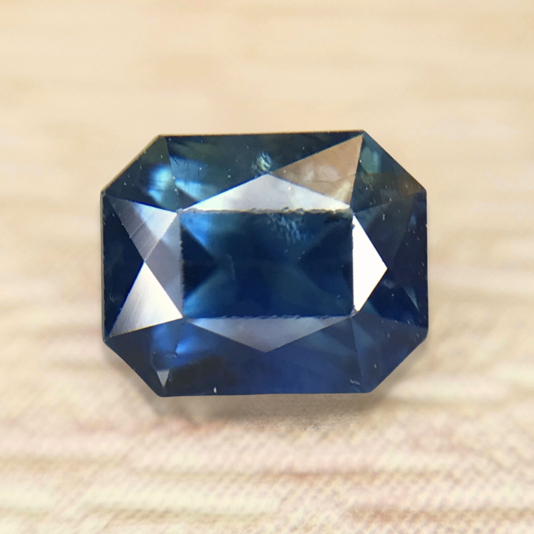 1.08ct Radiant Brilliant Cut Sapphire
