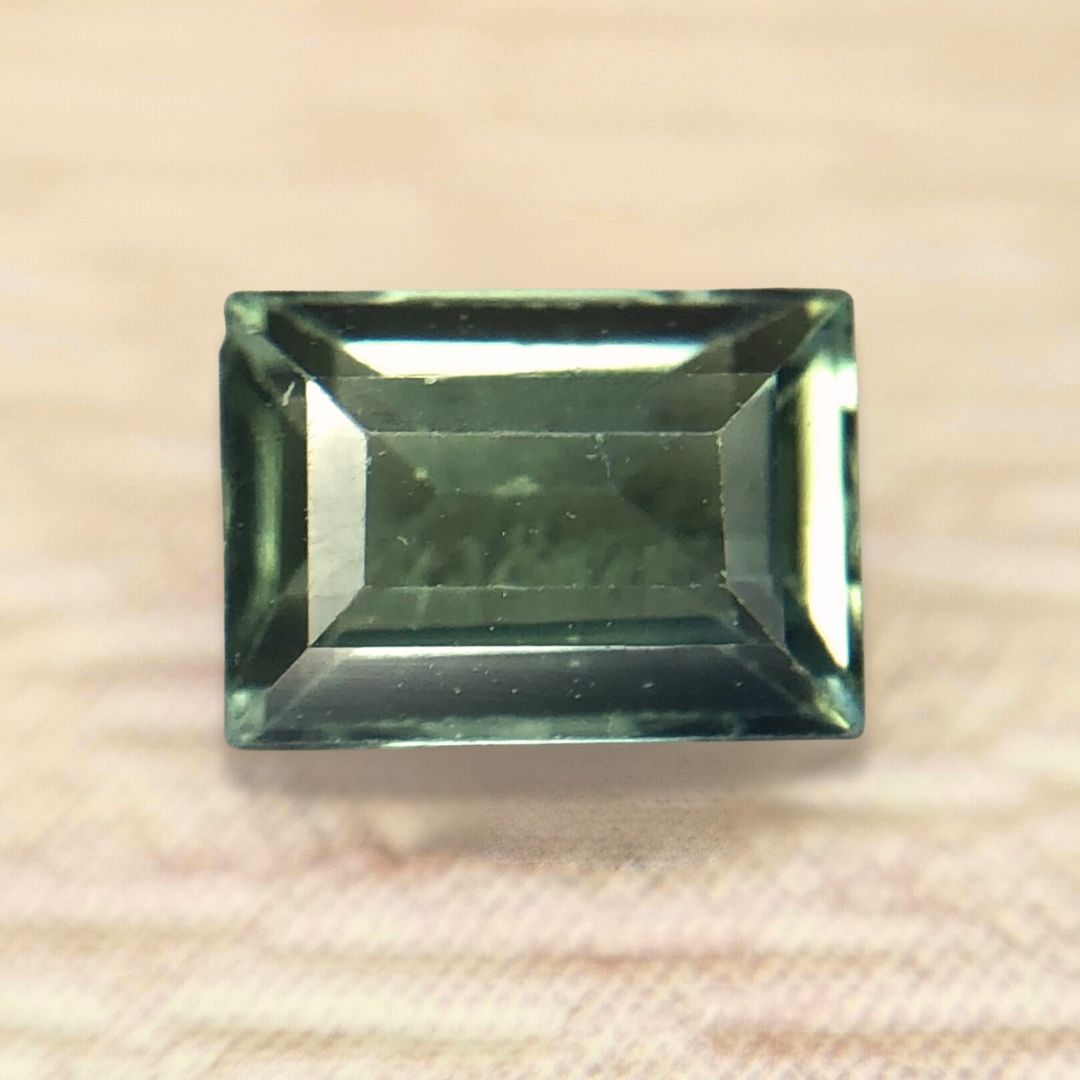 0.63ct Baguette Step Cut Sapphire