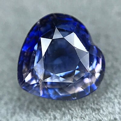 1.17ct Heart Mixed Cut Sapphire