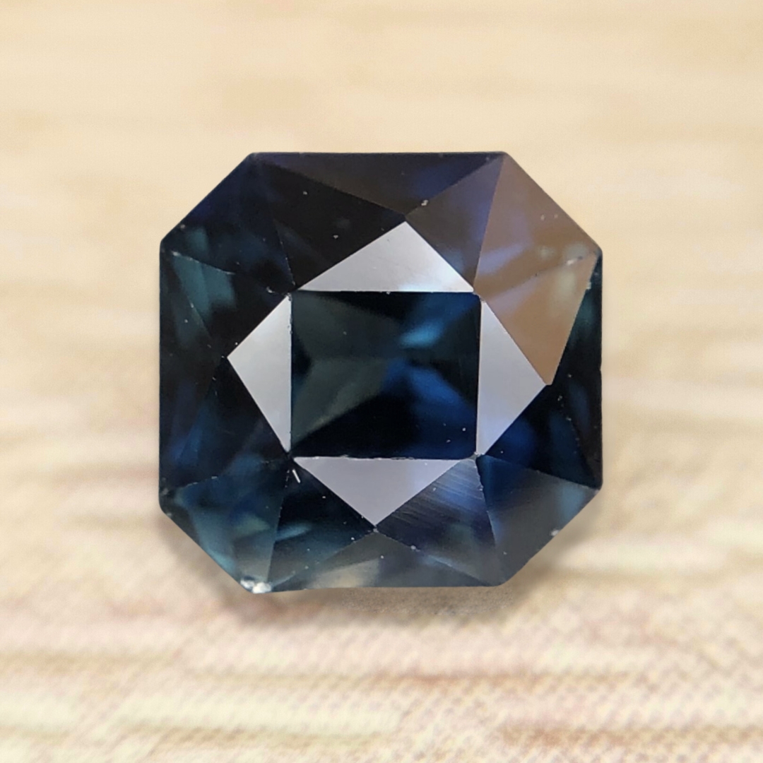 1.03ct Octagon Step Cut Sapphire