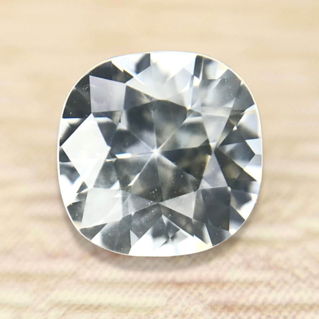 0.83ct Cushion Mixed Cut Sapphire