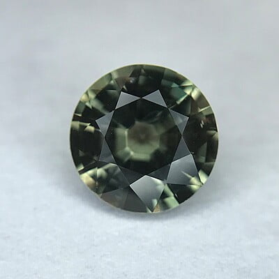 1.32ct Round Mixed Cut Sapphire