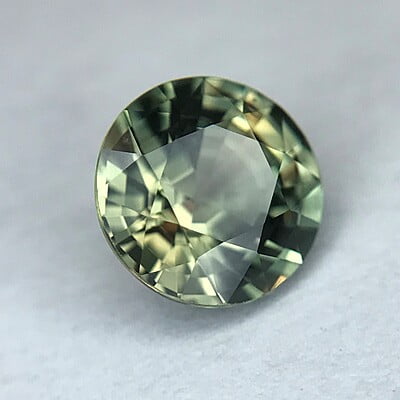 1.32ct Round Mixed Cut Sapphire