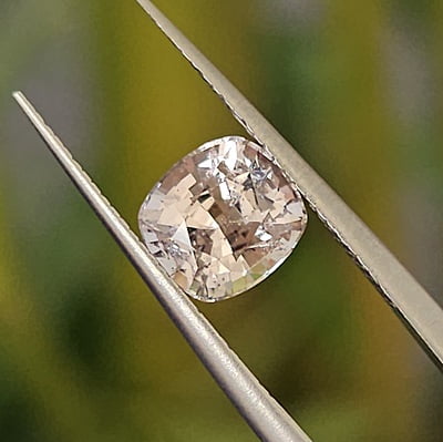 2.54ct Cushion Mixed Cut Sapphire