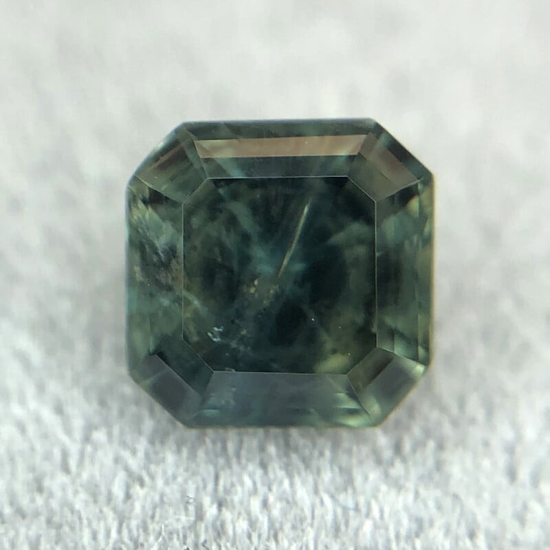 1.34ct Octagon Step Cut Sapphire