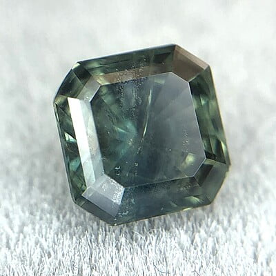 1.34ct Octagon Step Cut Sapphire